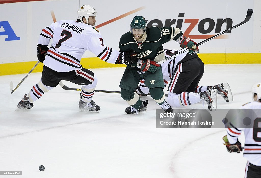 Chicago Blackhawks v Minnesota Wild - Game Three