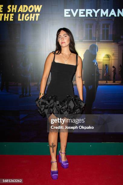 Guest attends Mike Skinner's debut feature film the "The Darker The Shadow, The Brighter The Light" World Premiere on September 14, 2023 in London,...