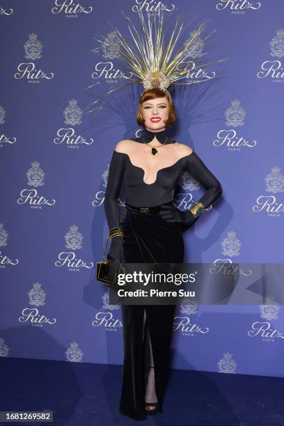 Élodie Frégé attends the Ritz's 125th Anniversary at Hotel Ritz on September 14, 2023 in Paris, France.