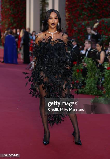 Munroe Bergdorf attends Vogue World: London 2023 at Theatre Royal Drury Lane on September 14, 2023 in London, England.