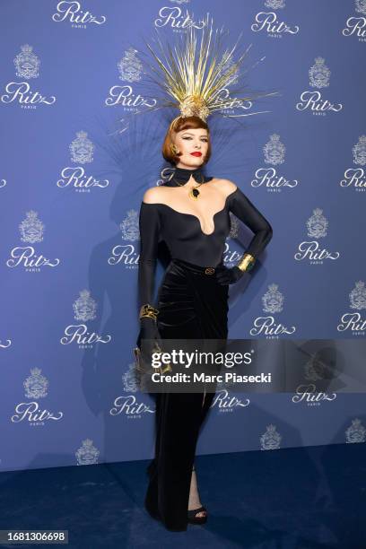 Elodie Frege attends the Ritz's 125th Anniversary at Hotel Ritz on September 14, 2023 in Paris, France.