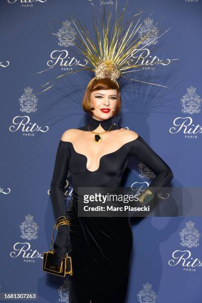 Elodie Frege attends the Ritz's 125th Anniversary at Hotel Ritz on September 14, 2023 in Paris, France.