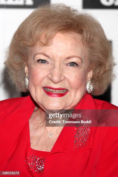 Actress Betty White attends the Paul Mitchell's 10th Annual Fundraiser held at The Beverly Hilton Hotel on May 5, 2013 in Beverly Hills, California.