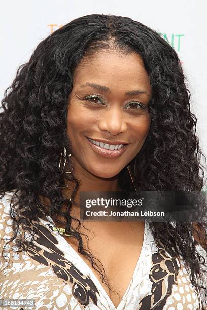 Tami Roman attends as Tamar Braxton hosts a carnival-themed baby shower with friends and family at Hotel Bel-Air on May 5, 2013 in Los Angeles,...