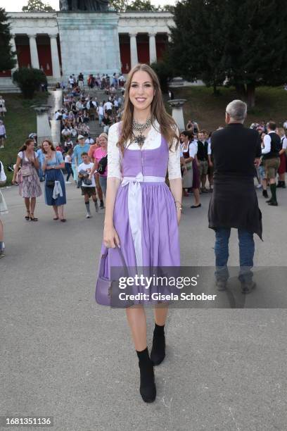 Alana Siegel during the Madlwiesn" at the 188th Oktoberfest on September 21, 2023 in Munich, Germany.
