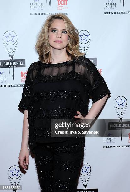 Actress Anna Chlumsky attends the 28th Annual Lucille Lortel Awards at NYU Skirball Center on May 5, 2013 in New York City.