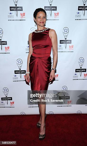 Regina Monte attends the 28th Annual Lucille Lortel Awards at NYU Skirball Center on May 5, 2013 in New York City.