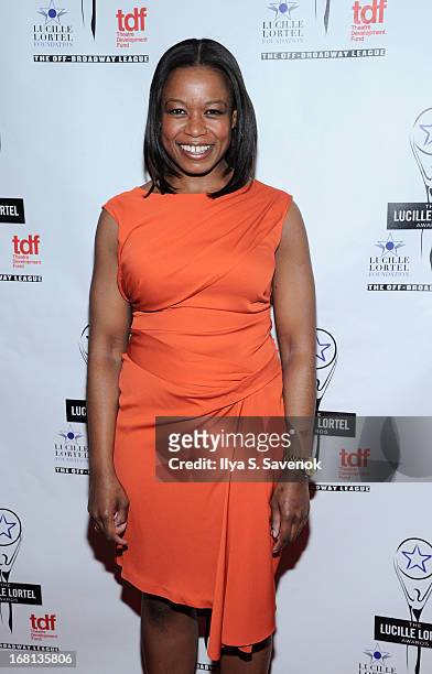 Quincy Tyler Bernstein attends the 28th Annual Lucille Lortel Awards at NYU Skirball Center on May 5, 2013 in New York City.