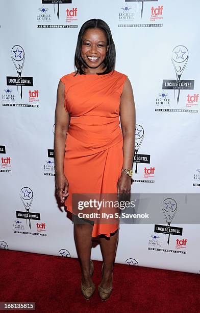 Quincy Tyler Bernstein attends the 28th Annual Lucille Lortel Awards at NYU Skirball Center on May 5, 2013 in New York City.