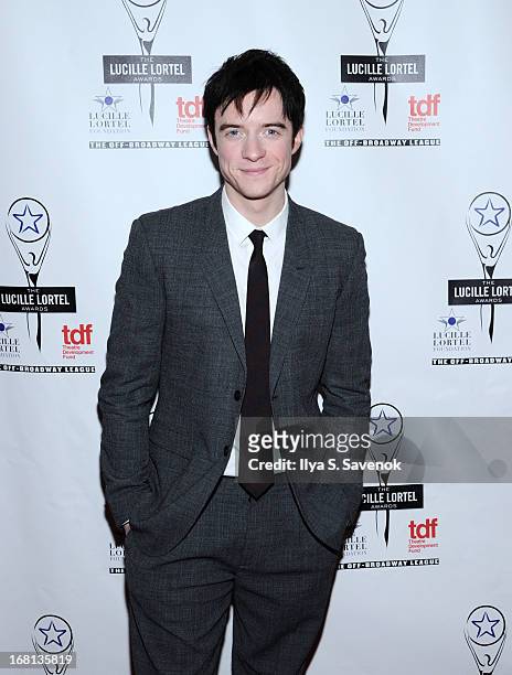Matthew James Thomas the attends 28th Annual Lucille Lortel Awards at NYU Skirball Center on May 5, 2013 in New York City.