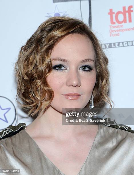 Louisa Krause attends the 28th Annual Lucille Lortel Awards at NYU Skirball Center on May 5, 2013 in New York City.