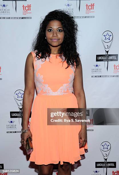 Rebecca Naomi Jones attends the 28th Annual Lucille Lortel Awards at NYU Skirball Center on May 5, 2013 in New York City.