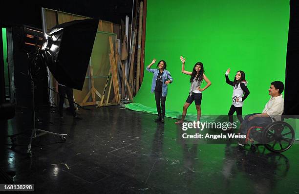Students perform during the Rohde & Schwarz with Hollywood HEART Filmmaking Workshop on May 5, 2013 in Studio City, California.