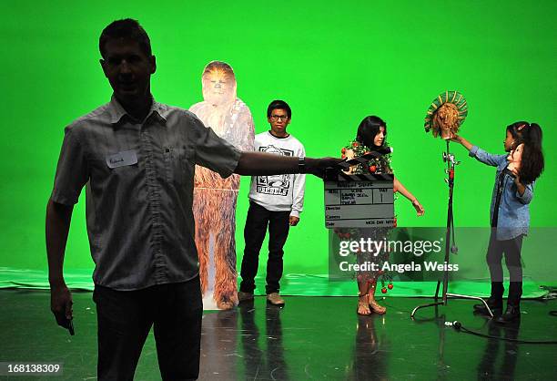 Students perform during the Rohde & Schwarz with Hollywood HEART Filmmaking Workshop on May 5, 2013 in Studio City, California.