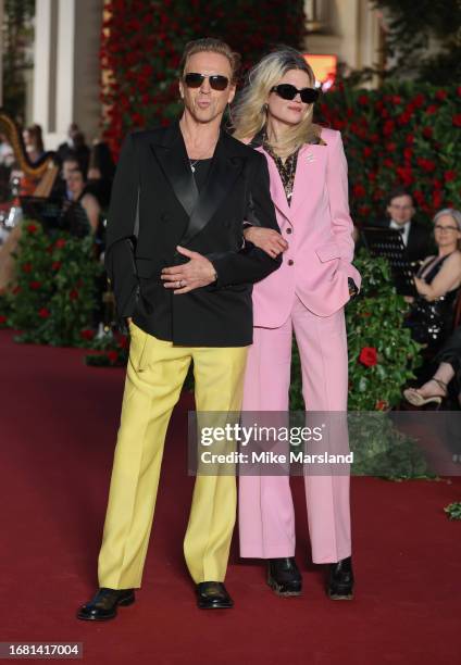 Damian Lewis and Alison Mosshart attend Vogue World: London 2023 at Theatre Royal Drury Lane on September 14, 2023 in London, England.