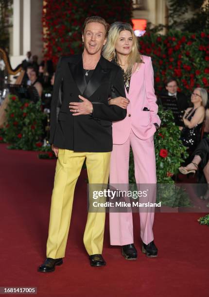 Damian Lewis and Alison Mosshart attend Vogue World: London 2023 at Theatre Royal Drury Lane on September 14, 2023 in London, England.