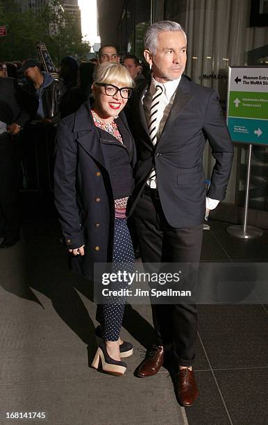 Catherine Martin and director Baz Luhrmann attend "The Great Gatsby" Special Screening at Museum of Modern Art on May 5, 2013 in New York City.