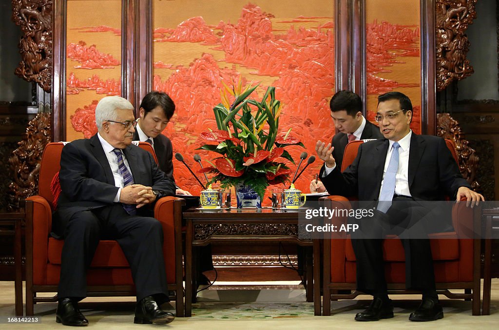 CHINA-PALESTINIAN-DIPLOMACY