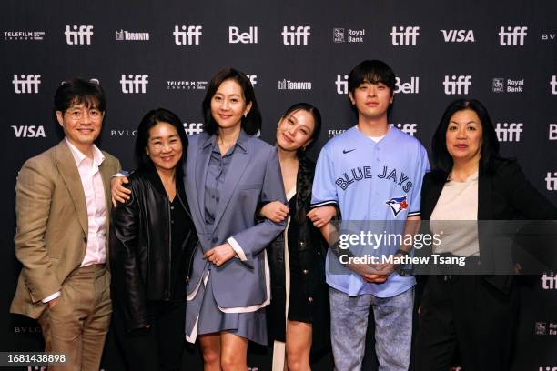 Seung-wan Ryu, Kang Hye-jeong, Yum Jung-Ah, Go Min-Si, Jeong Min Park, and Chief Programming Officer for the Toronto International Film Festival...