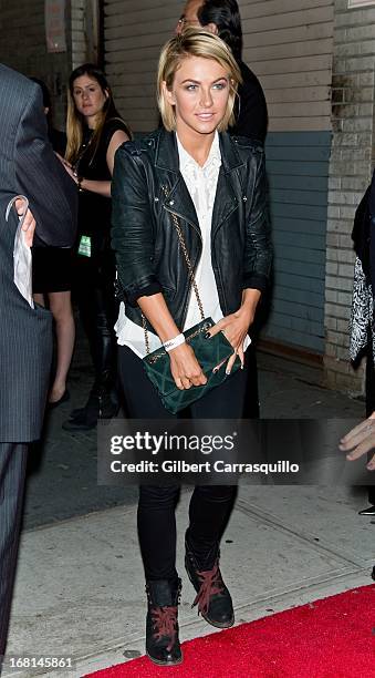 Actress Julianne Hough attends MasterCard Priceless premieres presents Justin Timberlake at Roseland Ballroom on May 5, 2013 in New York City.