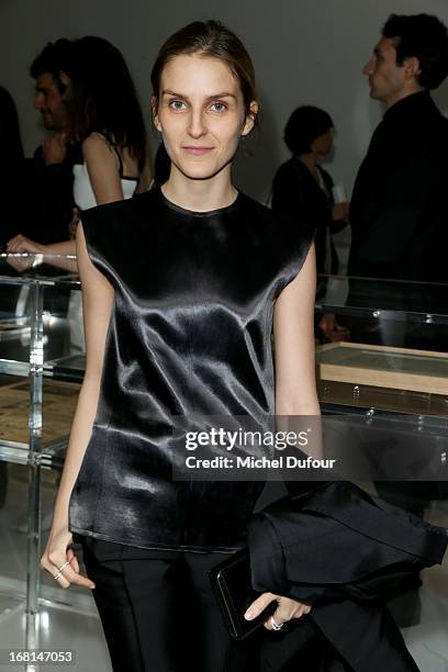 Gaia Repossi attends the 'No5 Culture Chanel' Exhibition - Photocall at Palais De Tokyo on May 3, 2013 in Paris, France.