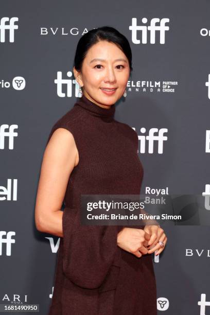 Kim Hee-ae attends the "A Normal Family" premiere during the 2023 Toronto International Film Festival at Roy Thomson Hall on September 14, 2023 in...