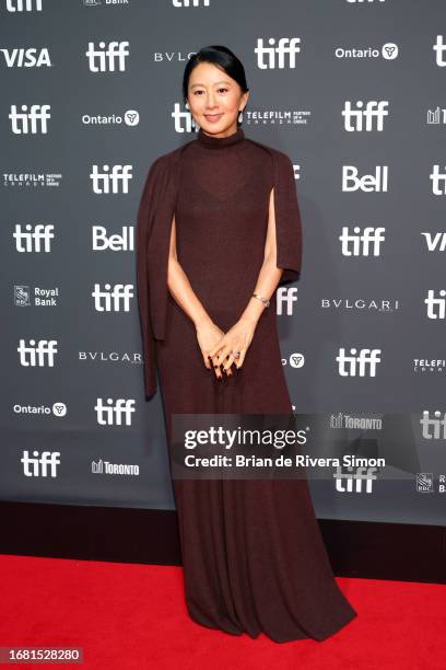 Kim Hee-ae attends the "A Normal Family" premiere during the 2023 Toronto International Film Festival at Roy Thomson Hall on September 14, 2023 in...