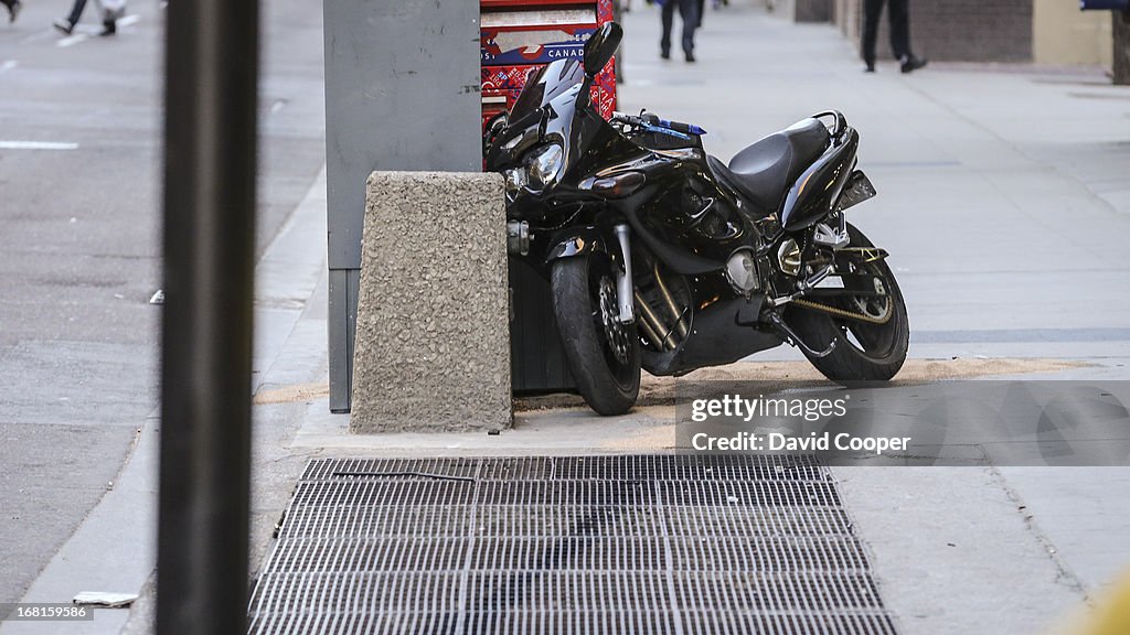Police Investigating Motorcycle Accident