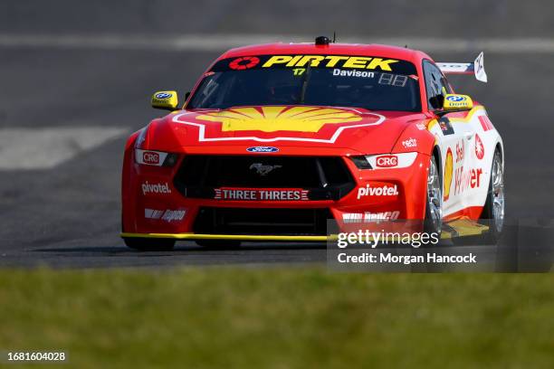 Will Davison drives the Dick Johnson Racing car during practice, part of the 2023 Supercars Championship Series at Sandown Raceway on September 15,...