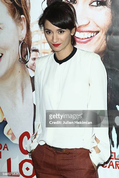 Rachida Brakni attends the 'Cheba Louisa' Paris Premiere at cinema Etoile on May 6, 2013 in Paris, France.
