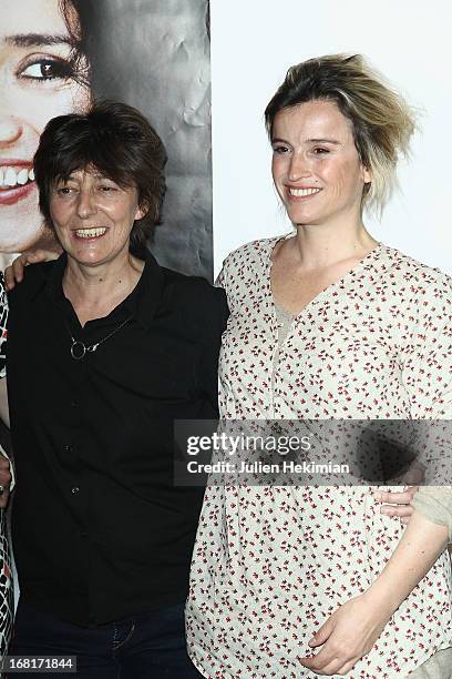 Francoise Charpiat and Agathe de la Boulaye attend the 'Cheba Louisa' Paris Premiere at cinema Etoile on May 6, 2013 in Paris, France.