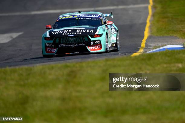 James Courtney drives the Tickford Racing car during practice, part of the 2023 Supercars Championship Series at Sandown Raceway on September 15,...