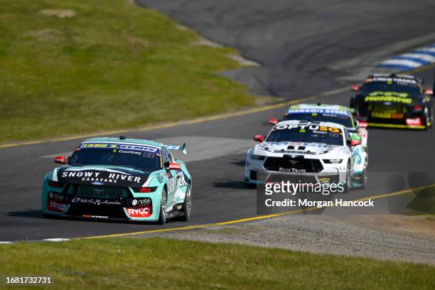 James Courtney drives the Tickford Racing car during practice, part of the 2023 Supercars Championship Series at Sandown Raceway on September 15,...