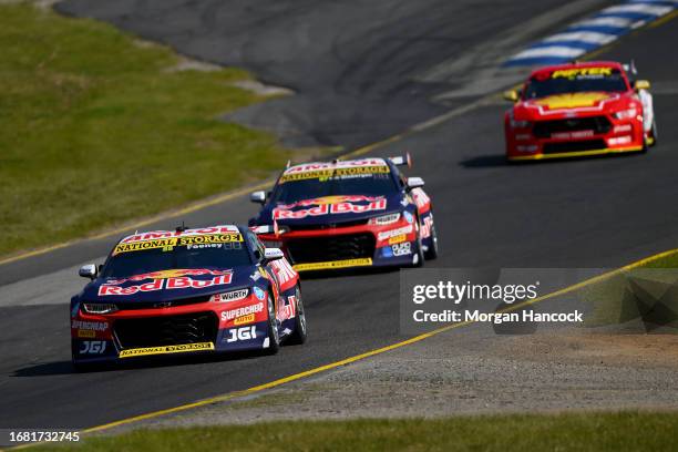 Broc Feeney drives the Triple Eight Race Engineering car during practice, part of the 2023 Supercars Championship Series at Sandown Raceway on...