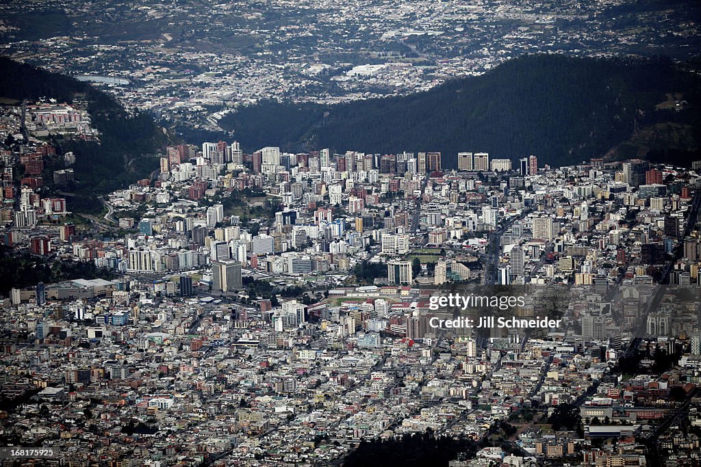 A view of Quito from the Teleferico.