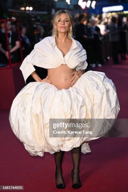 Sienna Miller attends Vogue World: London 2023 at Theatre Royal Drury Lane on September 14, 2023 in London, England.