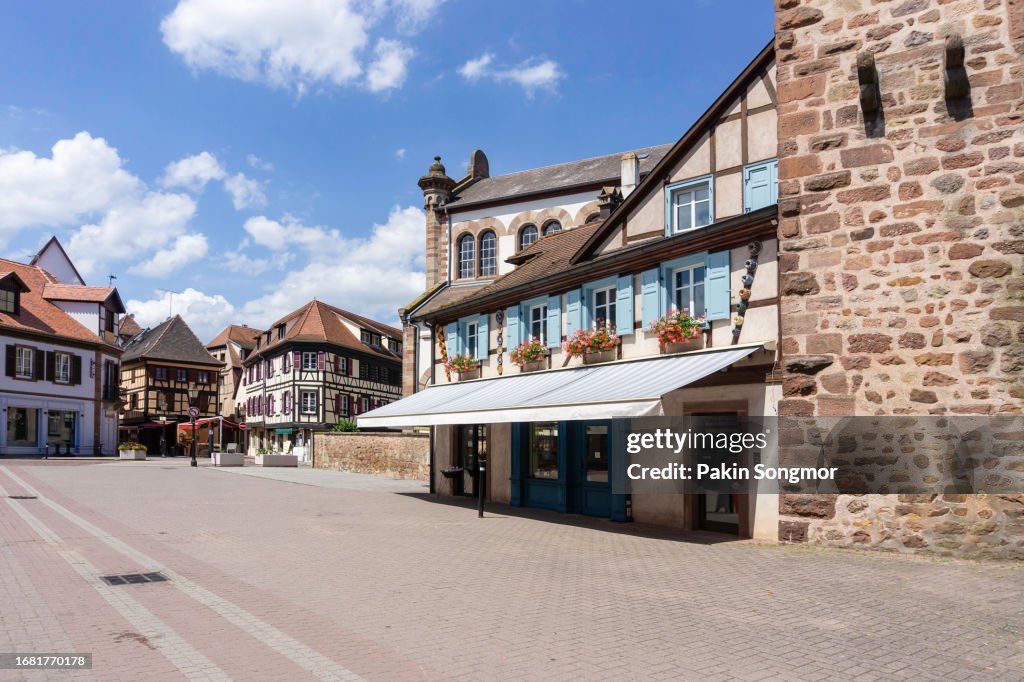 Traditional colorful houses in La Petite France, Strasbourg, Alsace, France