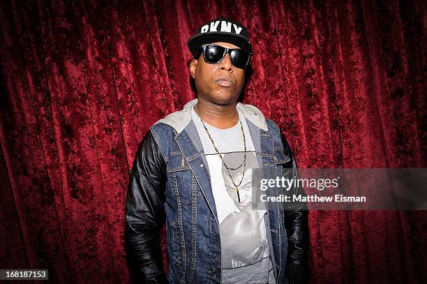 Rapper Talib Kweli visits Eminem's Shade 45 channel at the SiriusXM Studios on May 6, 2013 in New York City.