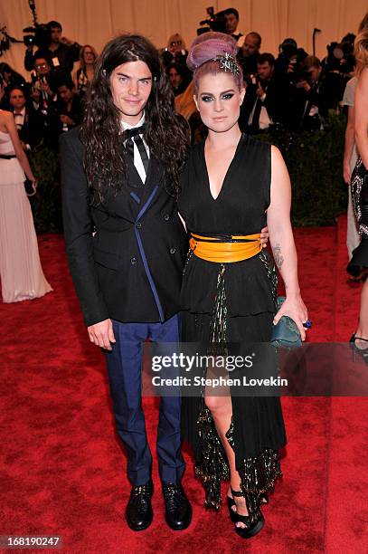 Matthew Mosshart and Kelly Osbourne attend the Costume Institute Gala for the "PUNK: Chaos to Couture" exhibition at the Metropolitan Museum of Art...