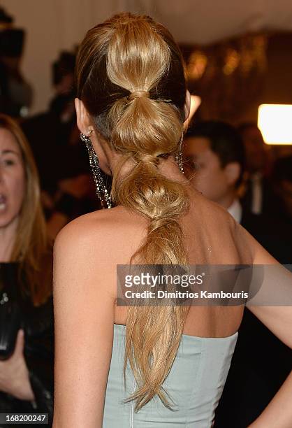 Blake Lively attends the 2013 Costume Institute Gala - PUNK: Chaos to Couture at Metropolitan Museum of Art on May 6, 2013 in New York City.