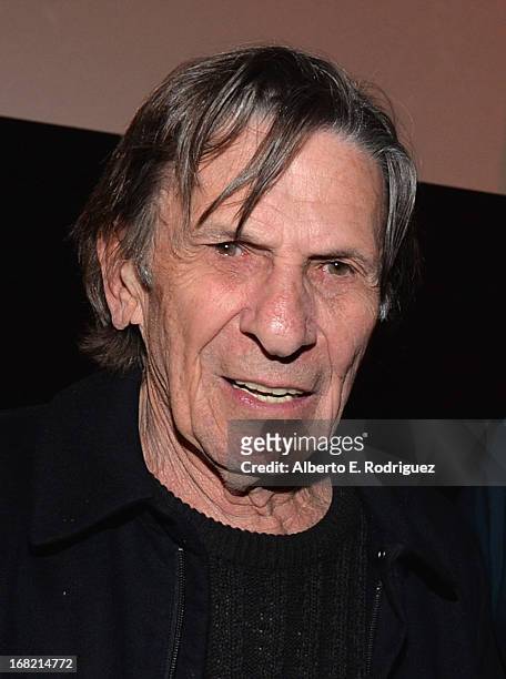 Actor Leonard Nimoy attends Entertainment Weekly's CapeTown Film Festival presented by The American Cinematheque and sponsored by TNT's "Falling...