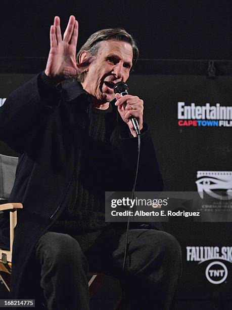 Actor Leonard Nimoy attends Entertainment Weekly's CapeTown Film Festival presented by The American Cinematheque and sponsored by TNT's "Falling...