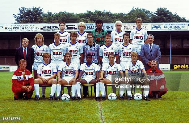 Rene Panhuis, Peter van der Zwaan, Florian Vijent, Ron Pos, Edwin Ariesen Team Manager Chris van der Zwan, Marco Robijn, Walter Smak, Frans Jansen,...