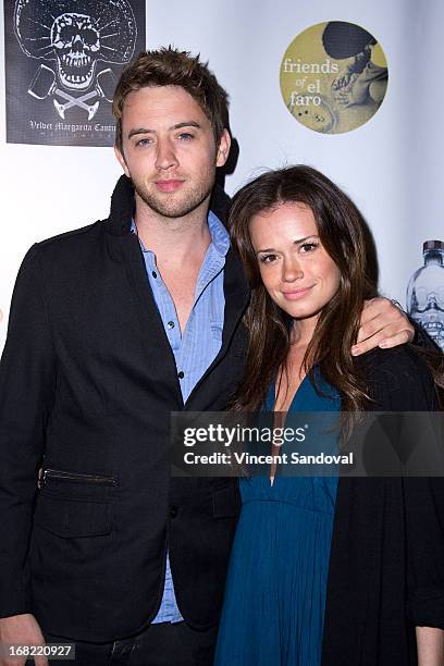 Johnny Pacar and Christie Burson attend the 10th annual anniversary and Cinco De Mayo benefit with annual Charity Celebrity Poker Tournament at...