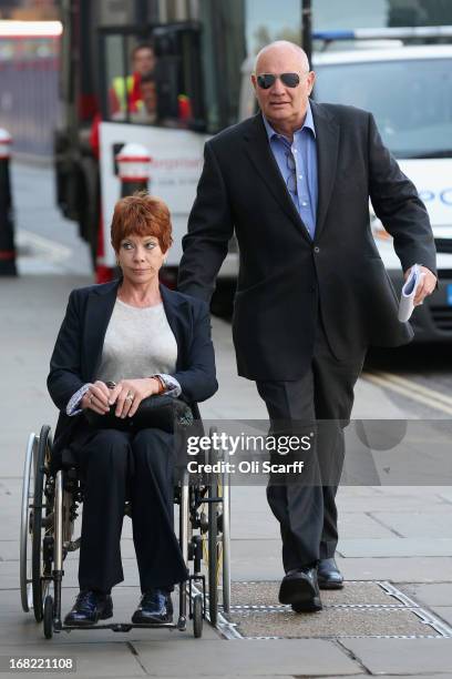 Former newspaper proprietor Selim Shah , known as Eddy Shah, who founded the now-disbanded 'Today' newspaper, arrives with his wife Jennifer at the...