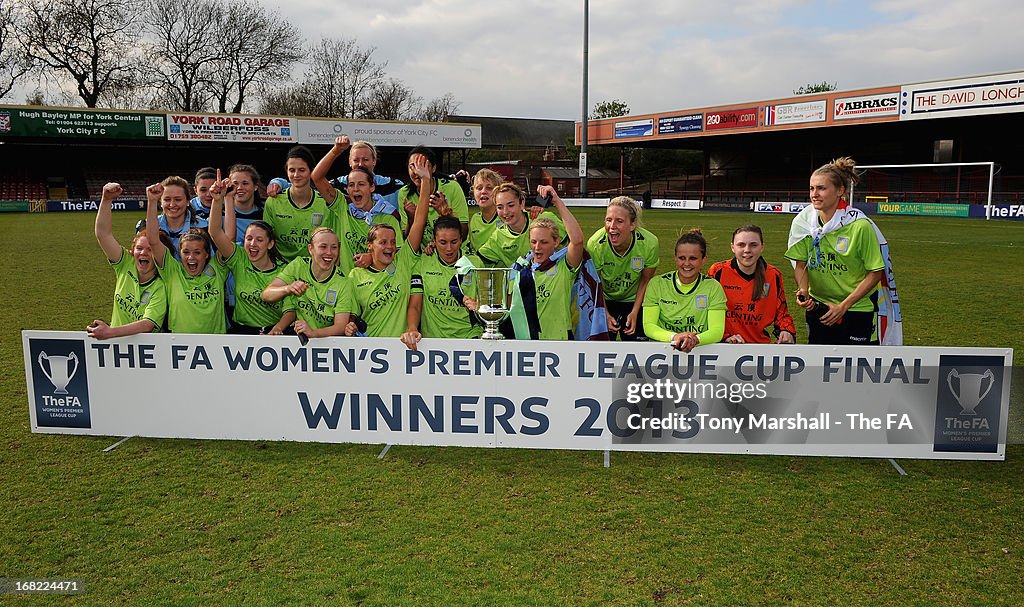 Aston Villa Ladies v Leeds United Ladies - FA Women's Premier League Cup Final