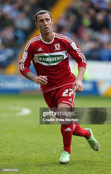 Scott McDonald of Middlesbrough in action during the npower Championship match between Sheffield Wednesday and Middlesbrough at Hillsborough Stadium...