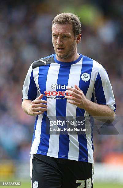 Steve Howard of Sheffield Wednesday in action during the npower Championship match between Sheffield Wednesday and Middlesbrough at Hillsborough...