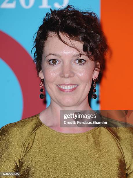 Olivia Colman attends the Critics' Circle Services to Arts awards at Barbican Centre on May 7, 2013 in London, England.