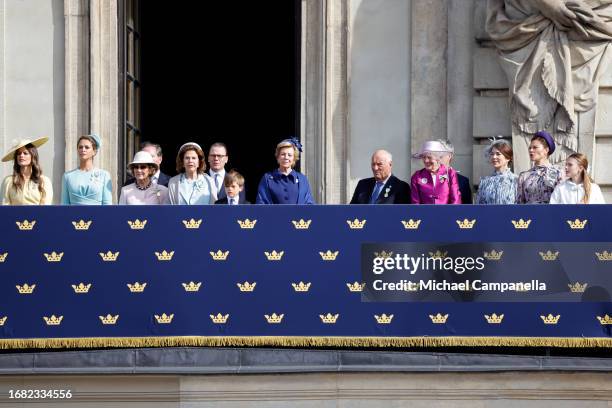 Princess Sofia of Sweden, Princess Madeleine of Sweden, Christopher O'Neil, Queen Sonja of Norway, Queen Silvia of Sweden, Prince Daniel of Sweden,...